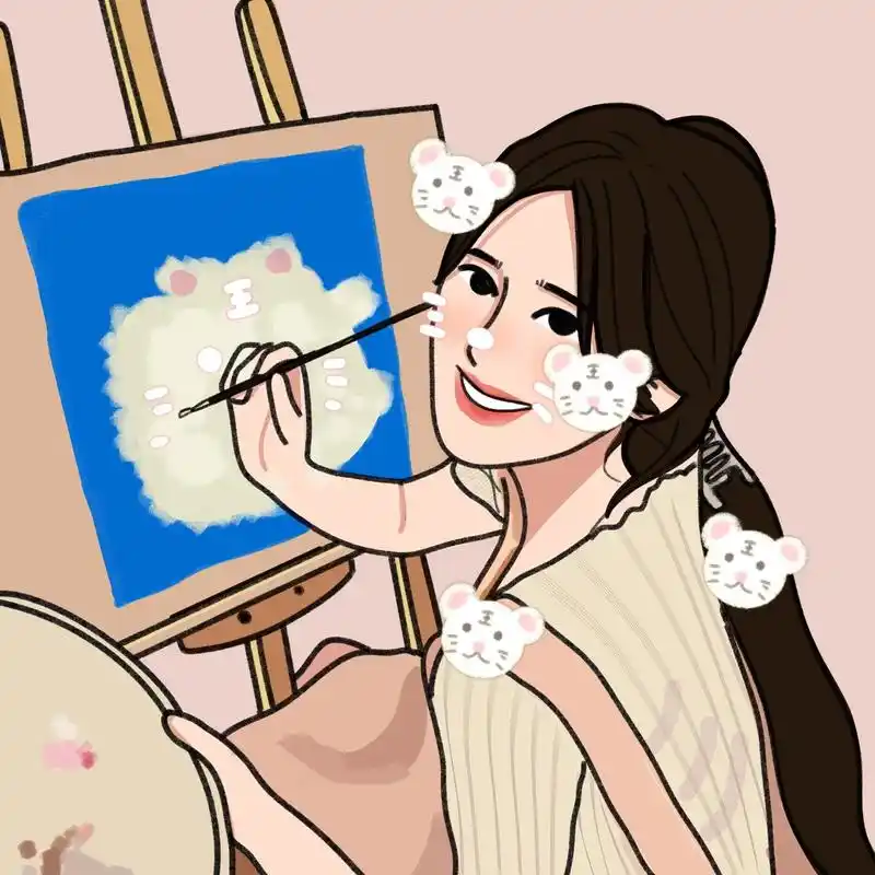 最近接的头像模板哦#procreate绘画 #ipad绘画 - 抖音