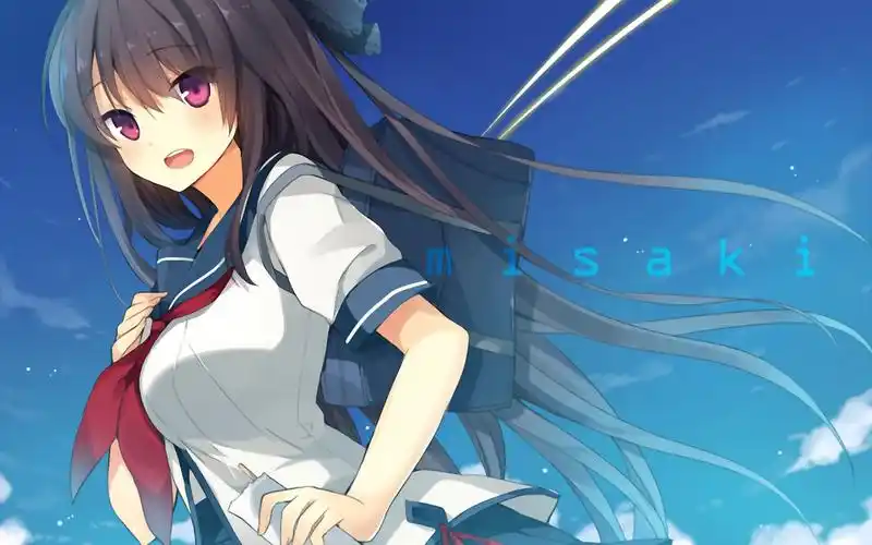 鸢泽美咲唯美动漫少女图片桌面壁纸高清大图预览1920x1200_卡通动漫