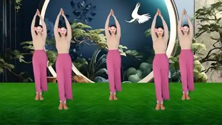 舞梦飞扬舞前100秒的热身广场舞《爱dj》