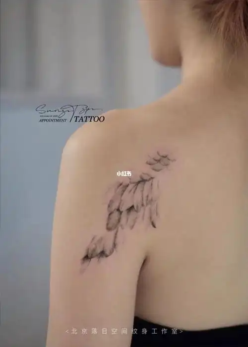 北京纹身灵魂生出轻盈的翅膀