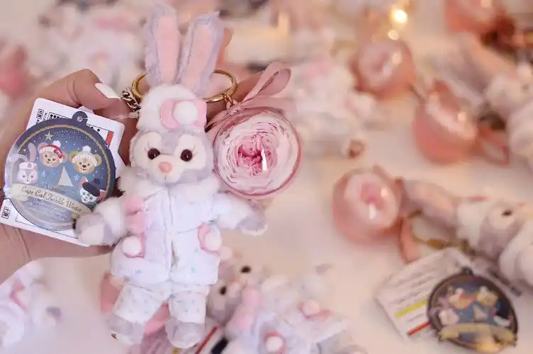 是超可爱的钥匙扣挂件啊星黛露和雪莉玫