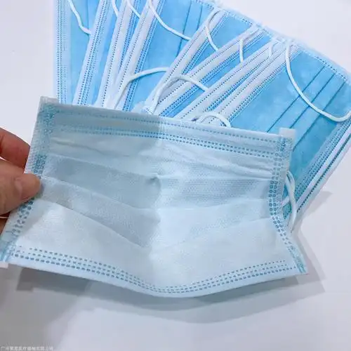 一次性三层民用口罩3层防护防尘透气过滤口罩民用50装大量现货