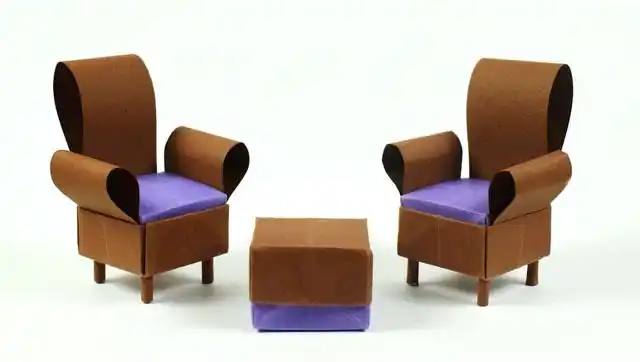 陪孩子一起学折纸沙发,简单易学