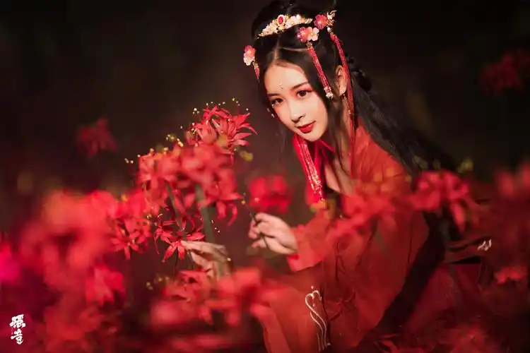 原创彼岸花拟人cosplay