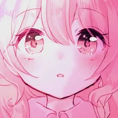 林一笑 可爱粉色系萌妹动漫头像_女生头像_我要个性网