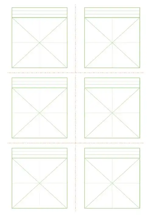 小学生生字字卡 空白卡