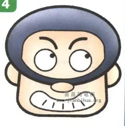 画夜晚的小偷人物夜晚的小偷人物简笔画怎么画步骤教程蒙面小偷简笔画