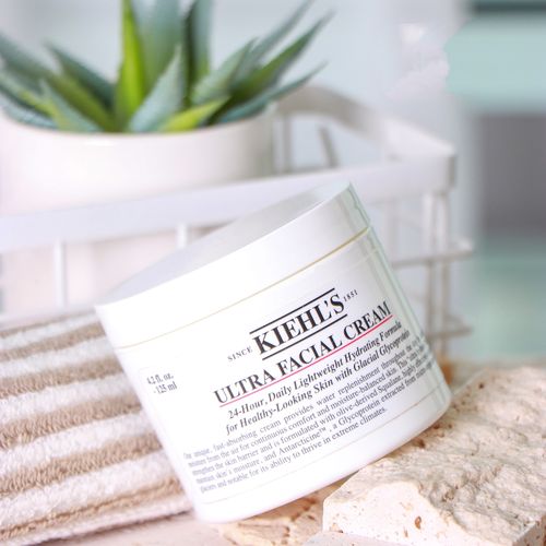 大瓶更爽kiehls科颜氏高保湿面霜125ml契尔氏角鲨烷补水滋润