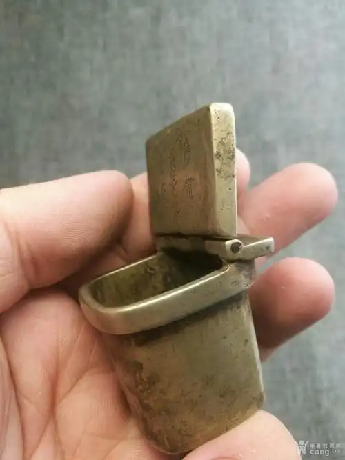 老白铜烟盒