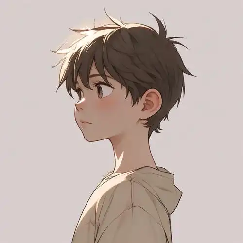 侧面头像儿童画🎨