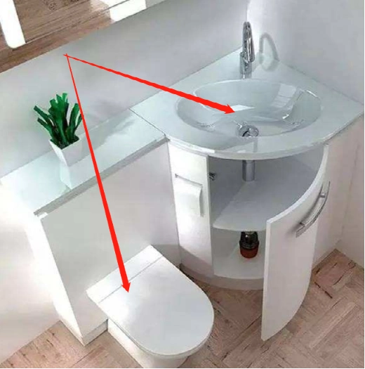 老婆把洗手盆与马桶连接在一起,每月省一半水费,太实用了