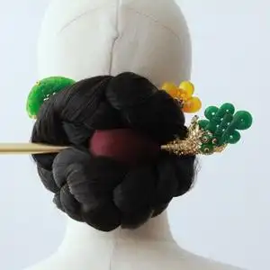 发簪原石簪子纯手工设计师大钗旁钗朝鲜服韩国舞朝鲜舞happymania