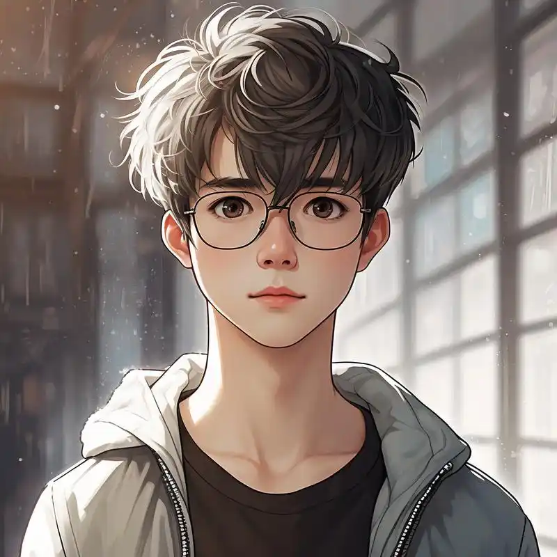 今天给大家带来一组超帅的戴眼镜男生头像!