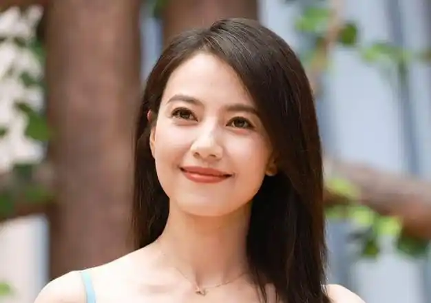 高圆圆亮相广州搭配得非常简洁显得格外年轻气质特别出众