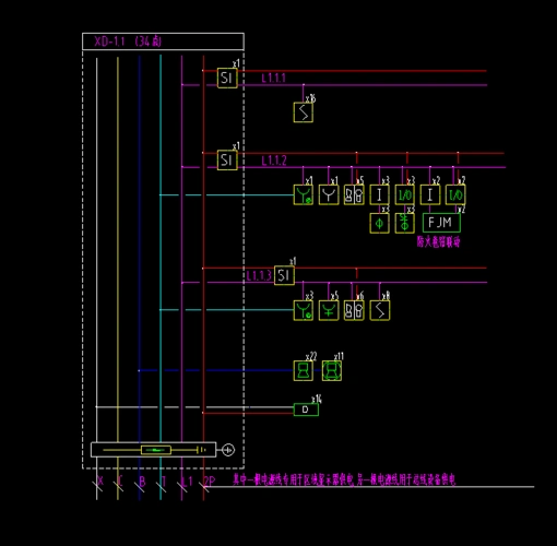 广东安装,问题:请教,下图中的自动报警系统图中xd1.