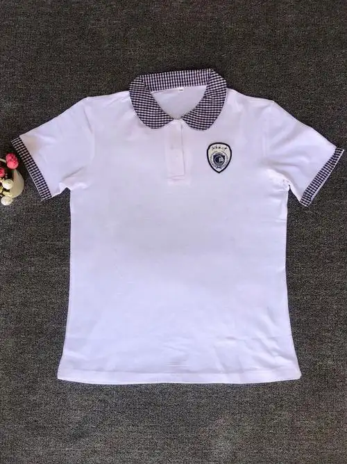 石家庄二中校服夏季短t纯棉男女小学初中高中学生石二集团定制定制款