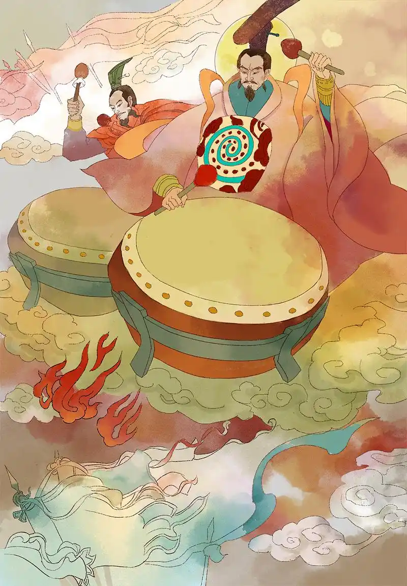 《神话故事》插画