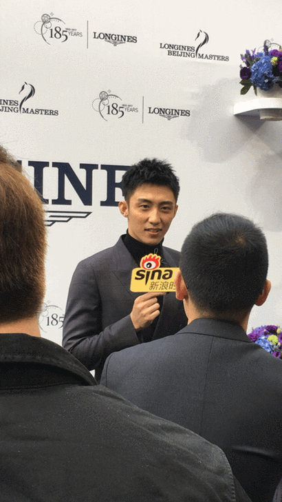 黄景瑜超话#黄景瑜#hjy#黄景瑜极限挑战#  171015 浪琴马术大师赛