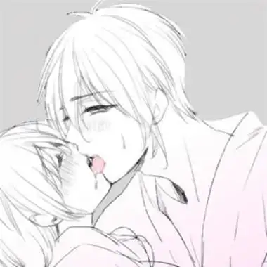 动漫情头亲亲超甜高清高清恩爱的情侣头像动漫亲吻图片