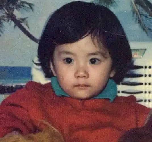 我的妈 小时候的晶晶(谭松韵)太可爱了吧!