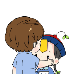 萌娃gif擦泪gif背影gif哭泣gif