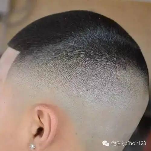 欧美潮男刀疤头发型,超爷们!