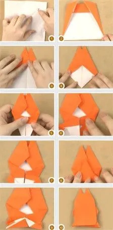 可爱呆萌的龙猫折纸手工制作教程图解 书签