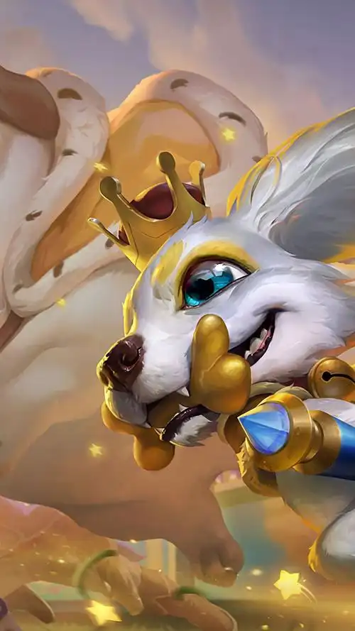 详情lol英雄联盟 潮汐海灵 菲兹 fizz 绒毛 至臻 手机壁纸 小鱼人