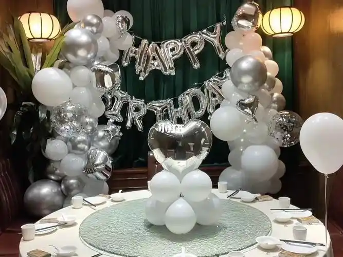 长春男士生日饭店包房布置