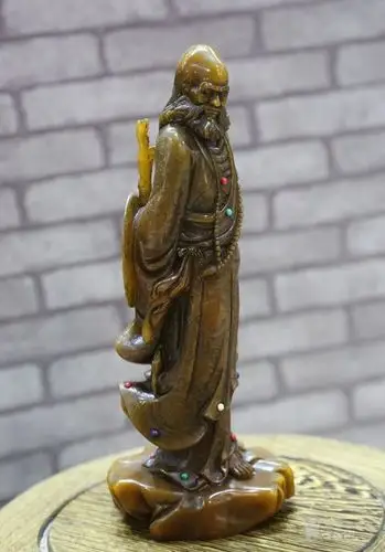 大脚仙~清代寿山石达摩