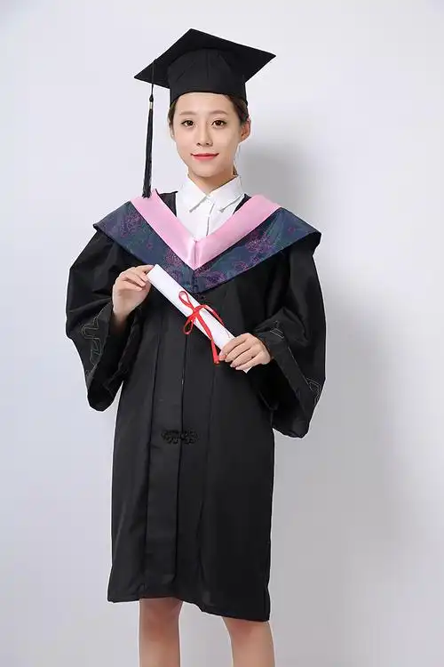 学士服学士服学位服文理工农医科大学生毕业礼服培训结课服本科毕业服