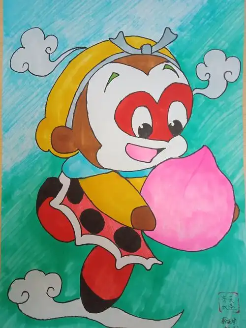 六年级美术课堂《古代与现代科幻的艺术形象》作品展播