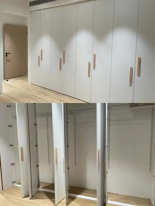 平开门77金属衣柜安装完工附详细教程