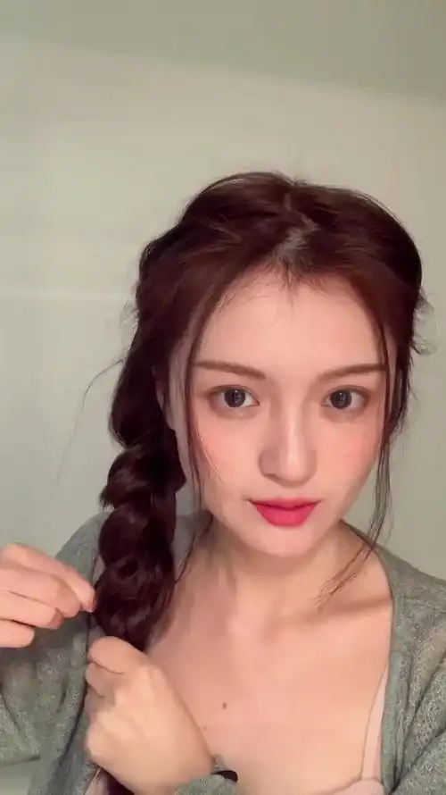 超温柔的单麻花辫教程!