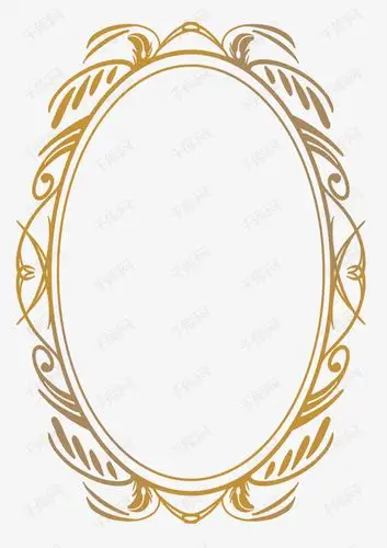 金色线条边框相框素材图片免费下载-千库网