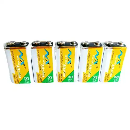 诺星9v碱性电池九伏号电池万用表话筒无线麦方块电池6lr61