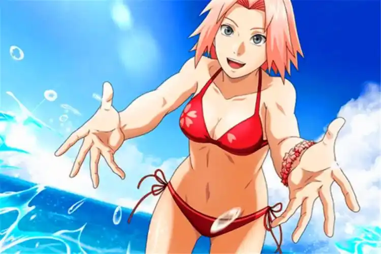火影:夏天已至,泳装当兴,纲手赛高,雏田傲然,千代婆婆不服老_腾讯新闻