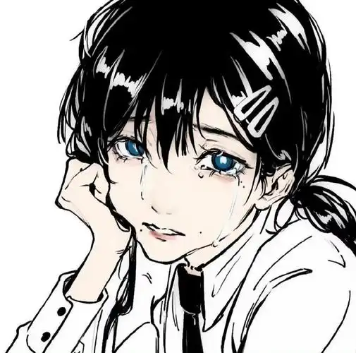 黑白漫头女生头像 - 堆糖,美图壁纸兴趣社区