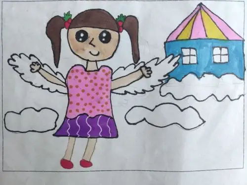 塔山小学三(1)中队"多彩的梦境"主题绘画网展