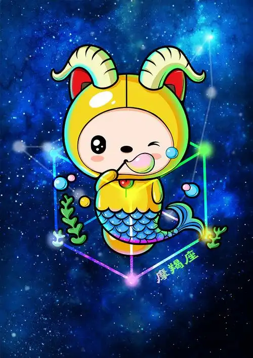卡通形象吉祥物十二星座插画设计微信表情gif设计---茁茁猫设计