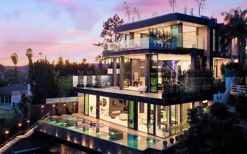 贝莱尔￥1.2亿现代轻奢别墅,现代简约风,这才是高端大气上档次