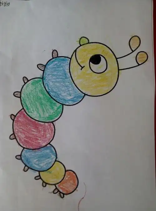 小班第二学期绘画作品集