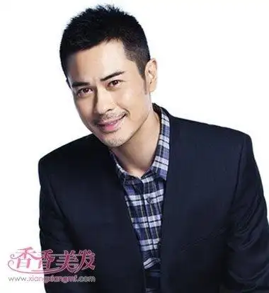 中年男士短发发型 男生方脸短头发发型(2)