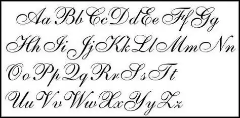 当然也有人说英文书法,也就是英文书法字体.