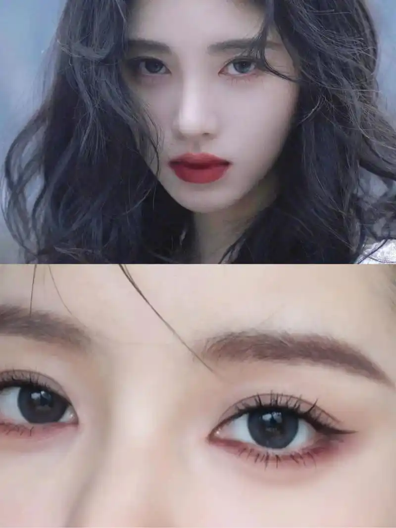 鞠婧祎雪地玫瑰妆|高级清冷感.