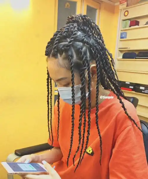 脏辫  #脏辫教学  #黑人烫  #女生发型  #hiphop  #编发教程