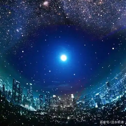 我在繁星满天的夜空,寻找着属于我的星