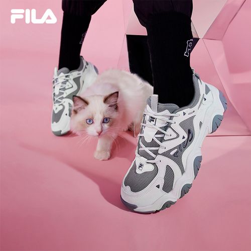 fila 斐乐猫爪4代女鞋休闲鞋2022冬季新款时尚复古运动鞋老爹鞋潮