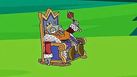 僵尸国王派兵攻击植物花!