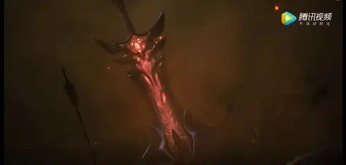 首先点开视频的时候,先是出现了一把剑魔的剑